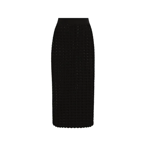Dolce & Gabbana Cotton jacquard palazzo pants with floral print