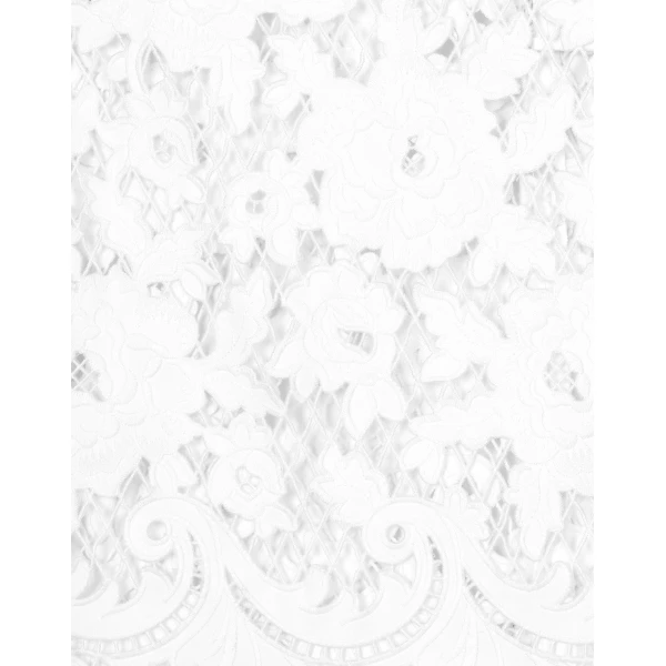 Dolce & Gabbana Cotton minidress with floral openwork embroidery Dress, view 6