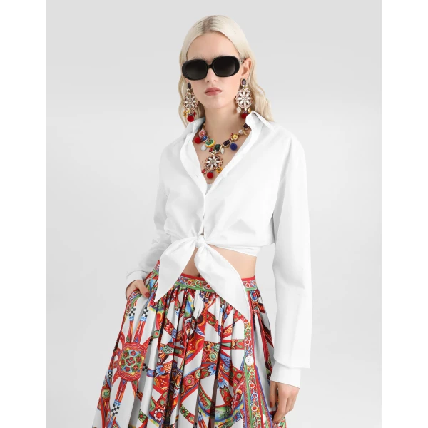 Dolce & Gabbana Cotton poplin shirt, view 4