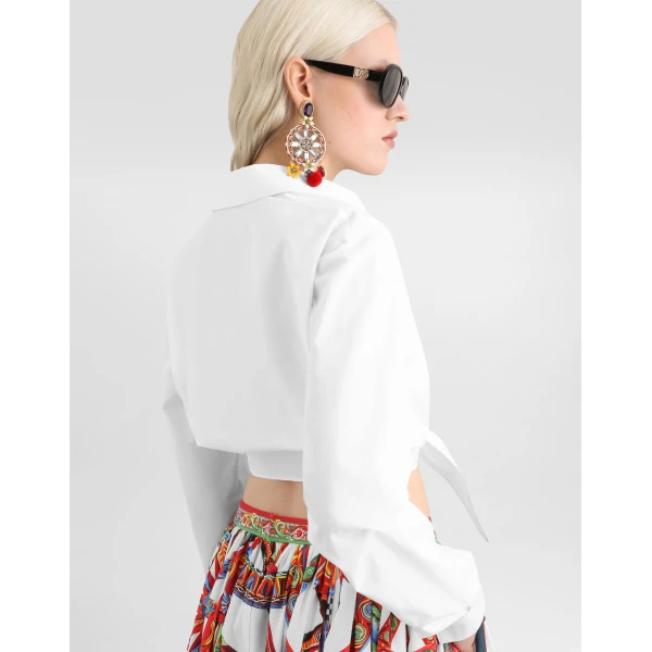 Dolce & Gabbana Cotton poplin shirt, view 5