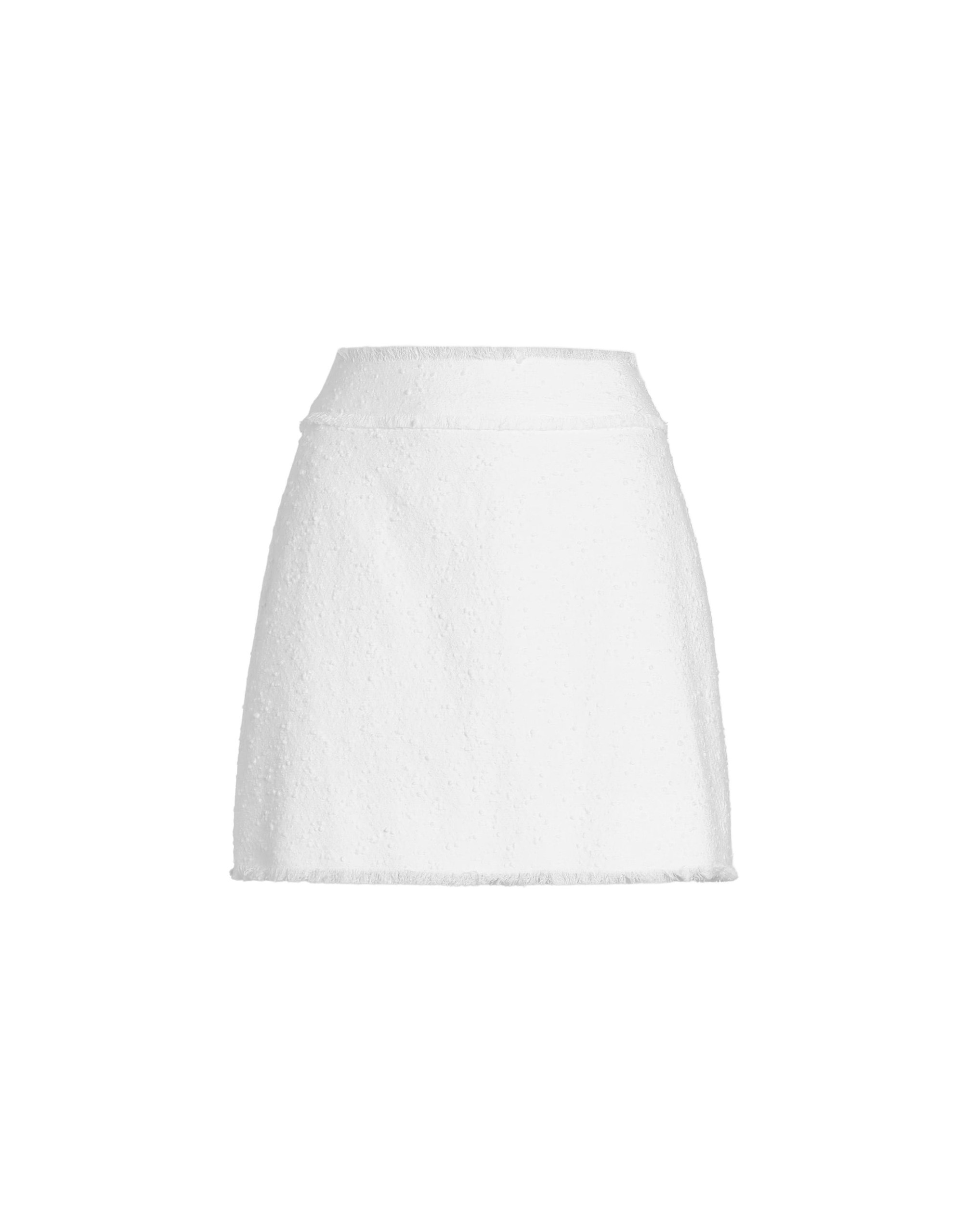 Dolce & Gabbana Cotton raschel tweed miniskirt