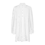 Dolce & Gabbana Cotton shirt dress with cut-out detailing