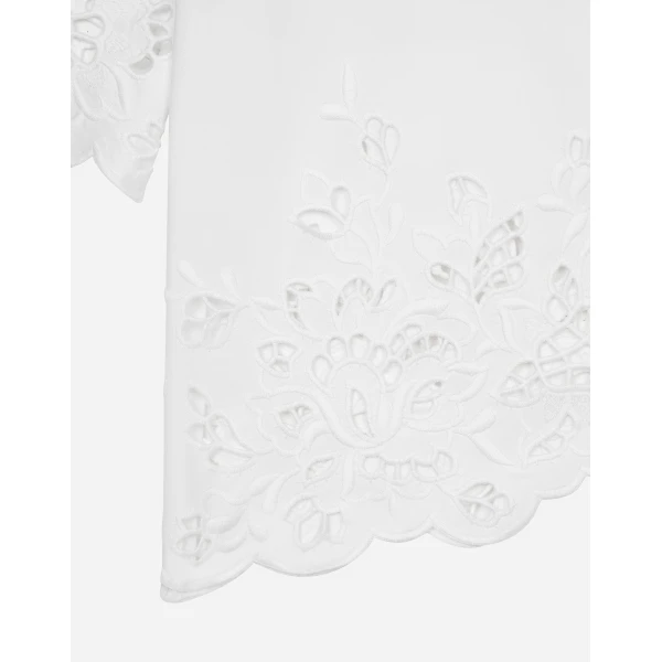 Dolce & Gabbana Cotton shirt dress with cut-out detailing, view 6