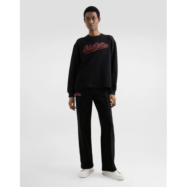 Dolce & Gabbana Cotton sweatshirt with patch Top, view 4