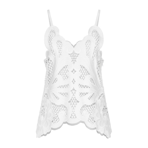 Dolce & Gabbana Cotton top with cut-out detailing