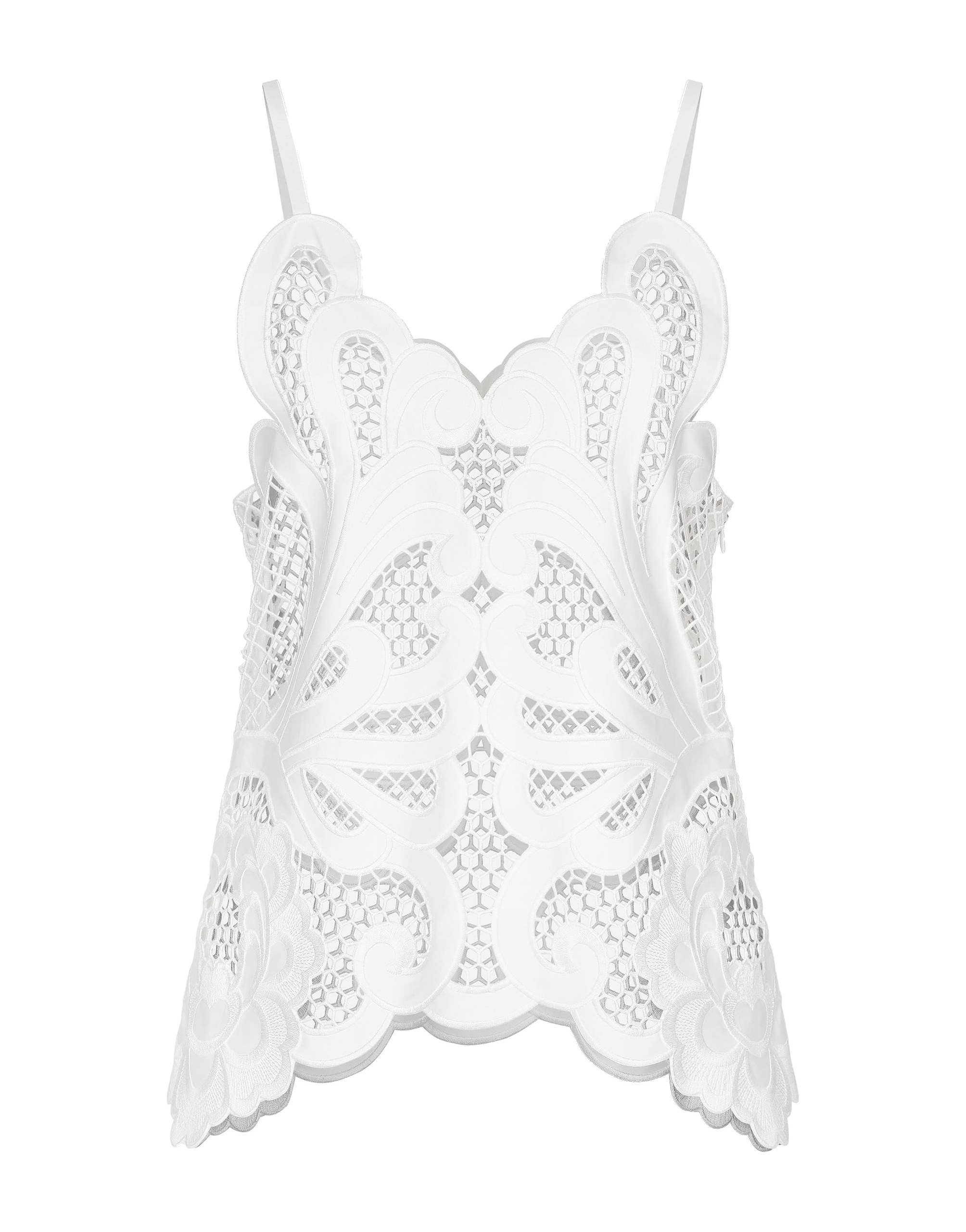 Dolce & Gabbana Cotton top with cut-out detailing