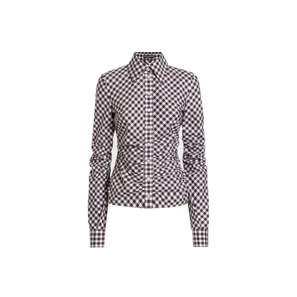 Dolce & Gabbana Cotton twill check shirt