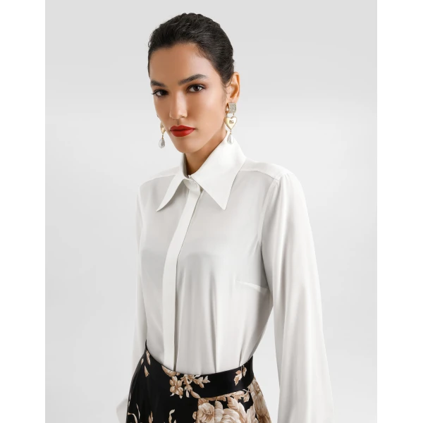 Dolce & Gabbana Crêpe de chine shirt, view 4