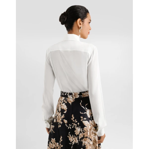 Dolce & Gabbana Crêpe de chine shirt, view 5