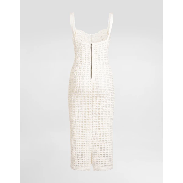 Dolce & Gabbana Crochet bustier dress, view 2
