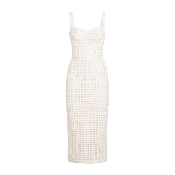 Dolce & Gabbana Crochet bustier dress
