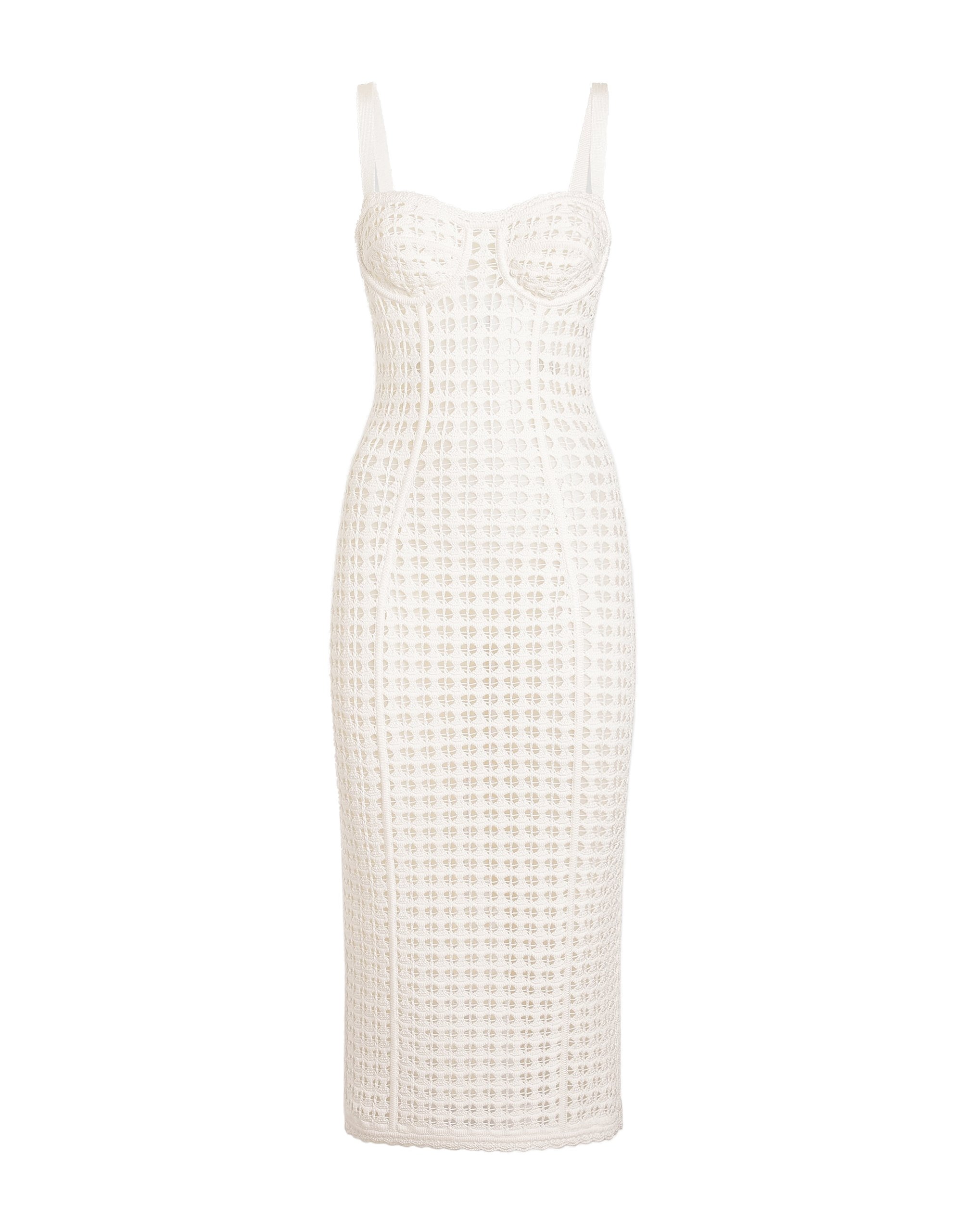 Dolce & Gabbana Crochet bustier dress