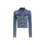 Dolce & Gabbana Cropped cotton denim jacket