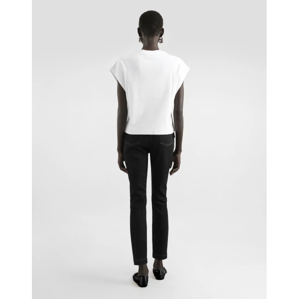 Dolce & Gabbana Deep blue stretch denim Grace jeans, view 2