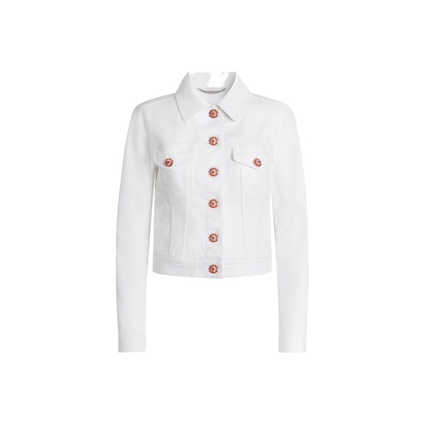 Dolce & Gabbana Denim jacket with jewel buttons