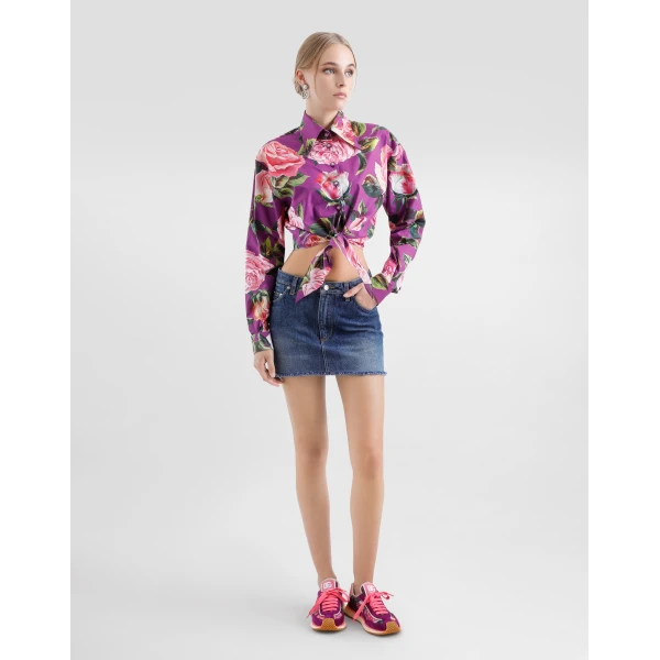 Dolce & Gabbana Denim miniskirt Skirt, view 2