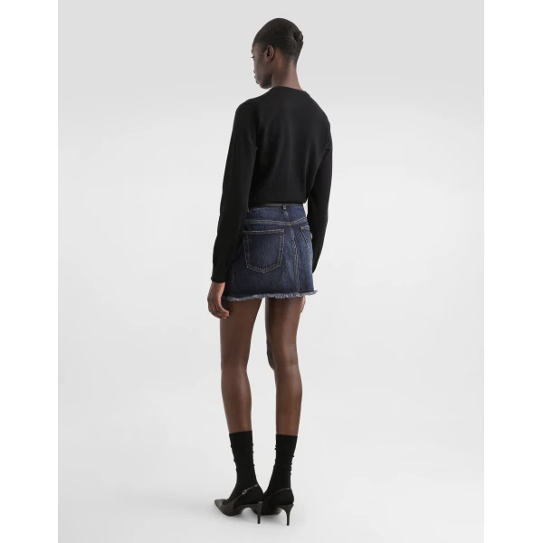 Dolce & Gabbana Denim miniskirt Skirt, view 3