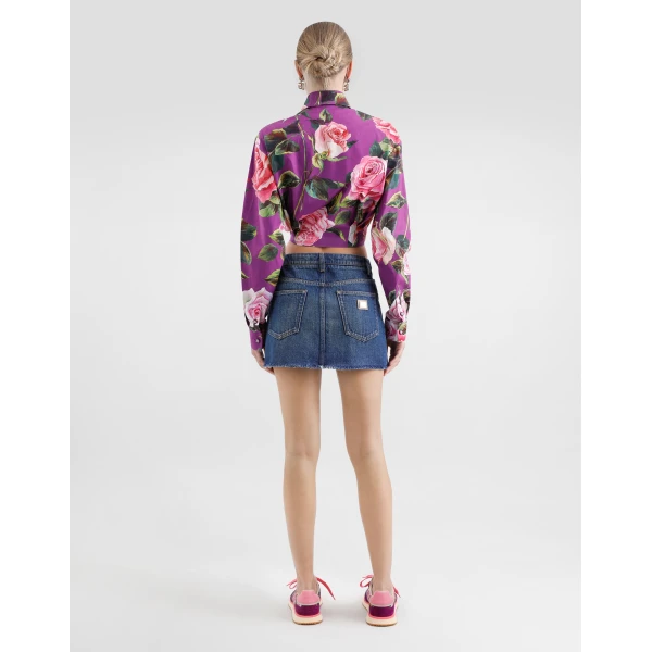 Dolce & Gabbana Denim miniskirt Skirt, view 3