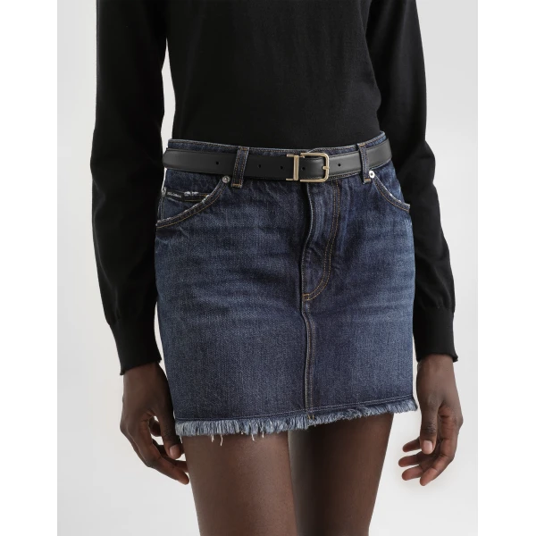Dolce & Gabbana Denim miniskirt Skirt, view 4