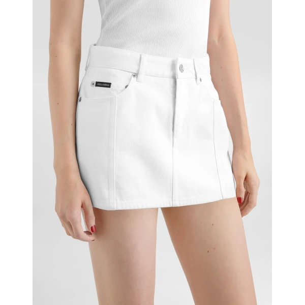 Dolce & Gabbana Denim miniskirt Skirt, view 4