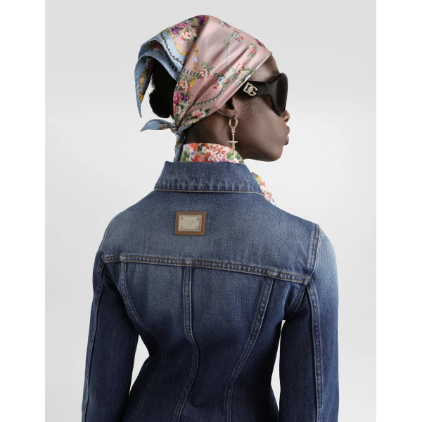 Dolce & Gabbana Denim single-breasted jacket, view 5