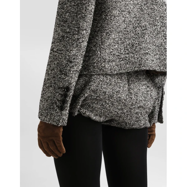Dolce & Gabbana Dotted wool blend jacket, view 5