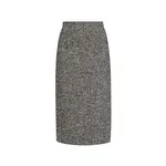 Dolce & Gabbana Dotted wool blend sheath skirt