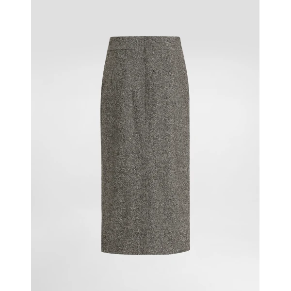 Dolce & Gabbana Dotted wool skirt, view 2
