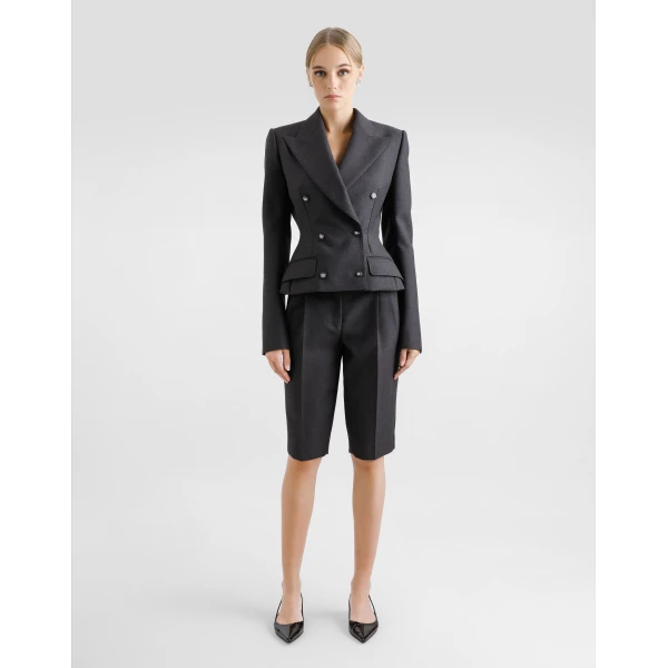 Dolce & Gabbana Double-breasted Dolce jacket with DG-branded buttons, view 2