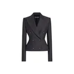 Dolce & Gabbana Double-breasted Dolce jacket with DG-branded buttons