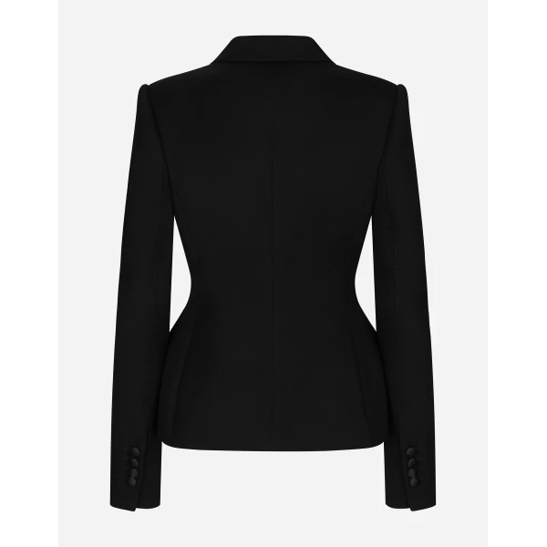 Dolce & Gabbana Double-breasted Dolce tuxedo jacket in double stretch wool, view 2