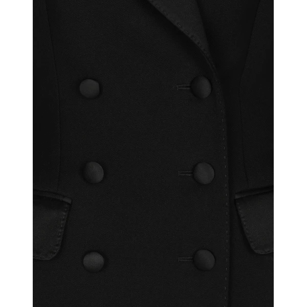 Dolce & Gabbana Double-breasted Dolce tuxedo jacket in double stretch wool, view 6