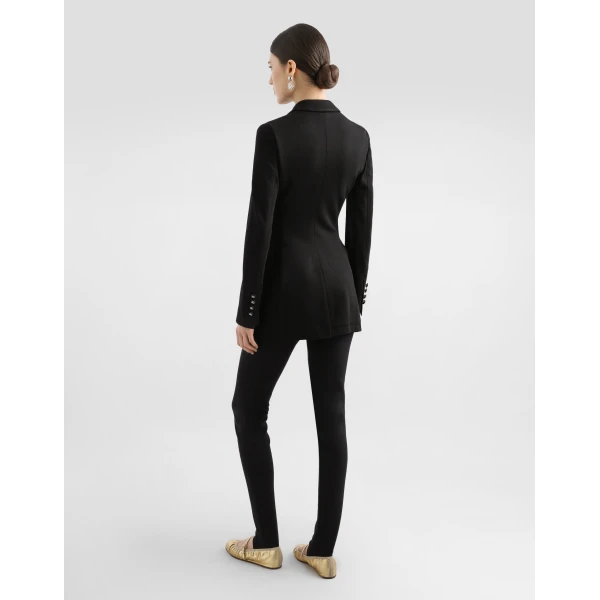 Dolce & Gabbana Double-breasted Milano rib jacket, view 3