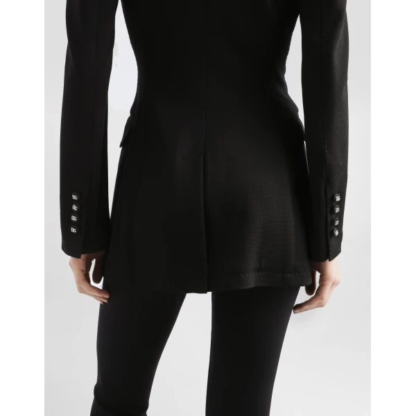 Dolce & Gabbana Double-breasted Milano rib jacket, view 5