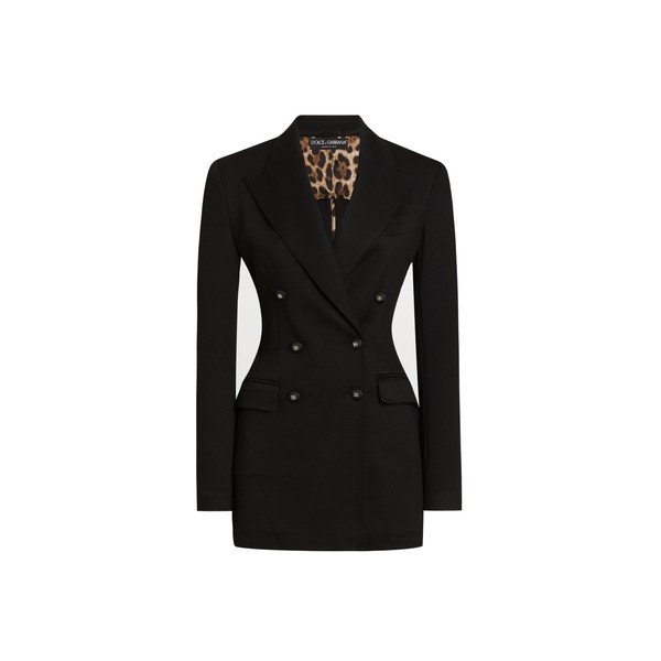 Dolce & Gabbana Double-breasted Milano rib jacket