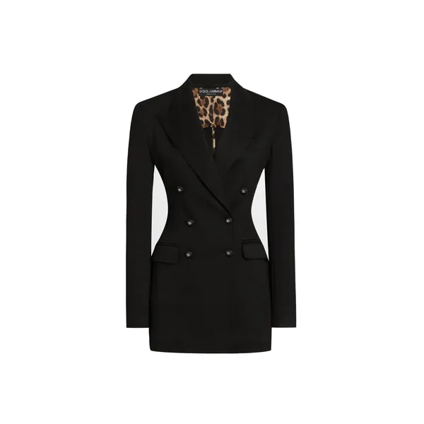 Dolce & Gabbana Double-breasted Milano rib jacket