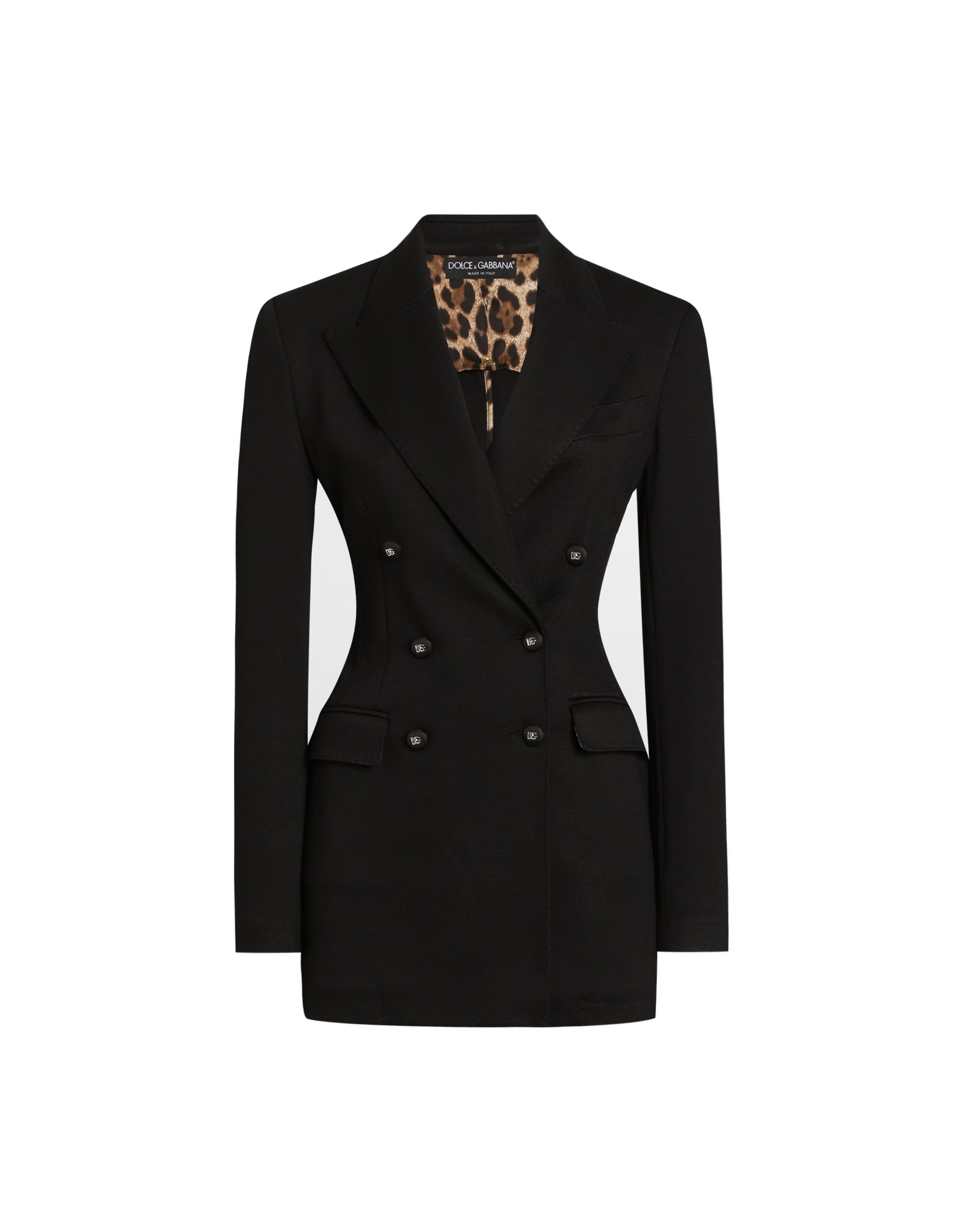 Dolce & Gabbana Double-breasted Milano rib jacket