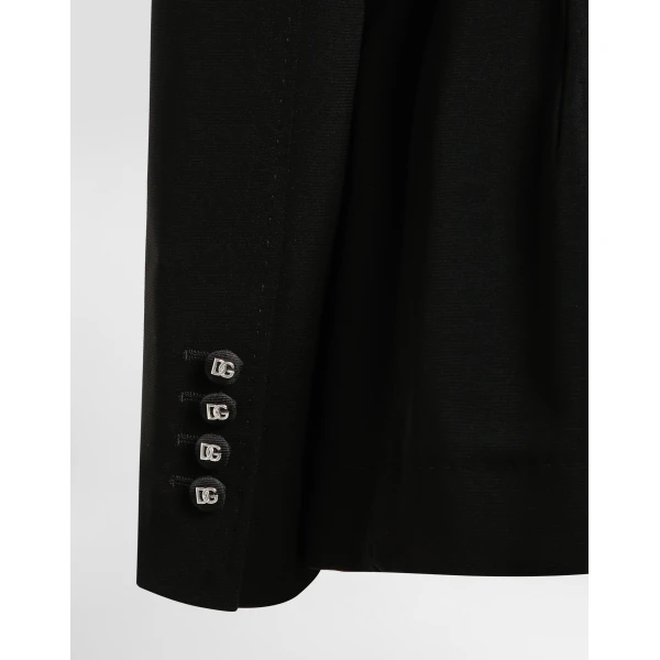 Dolce & Gabbana Double-breasted Turlington jacket in jersey Milano rib, view 4