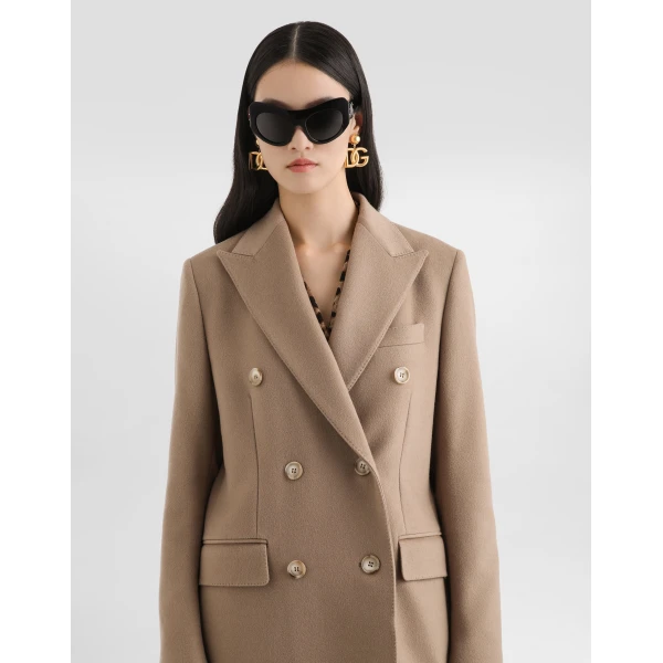 Dolce & Gabbana Double-breasted cashmere coat, view 4