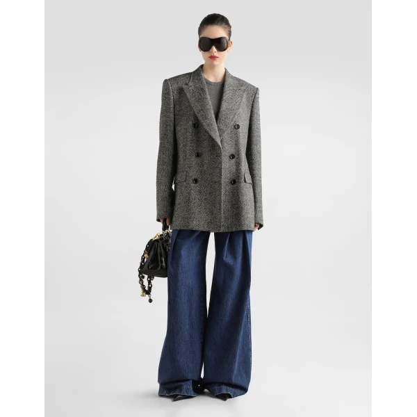Dolce & Gabbana Double-breasted chevron jacket, view 2