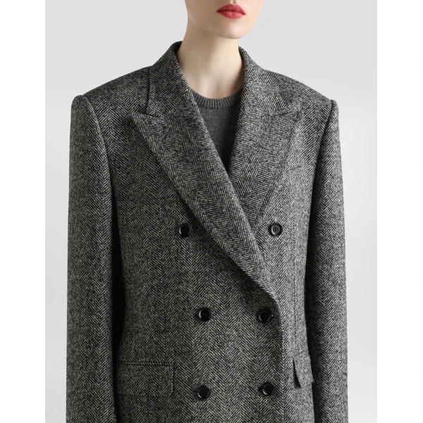 Dolce & Gabbana Double-breasted chevron jacket, view 4
