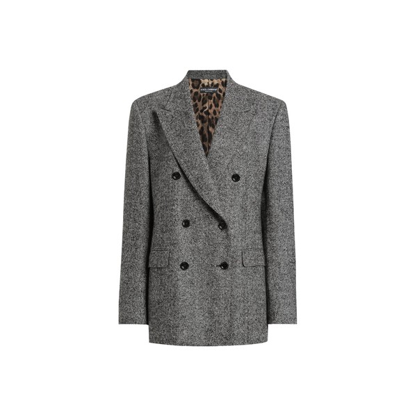 Dolce & Gabbana Double-breasted chevron jacket