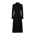 Dolce & Gabbana Double-breasted cordonetto lace and wool crêpe coat