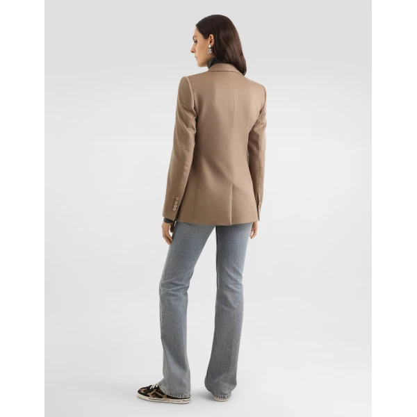 Dolce & Gabbana Double-breasted jacket in cashmere drap, view 3