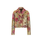 Dolce & Gabbana Double-breasted jacket in floral jacquard
