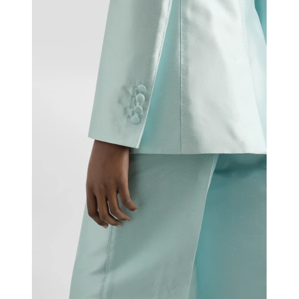 Dolce & Gabbana Double-breasted jacket in shantung silk, view 5