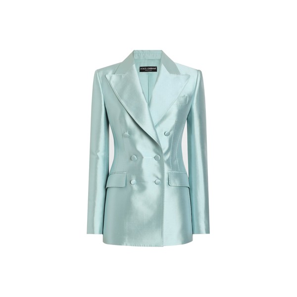 Dolce & Gabbana Double-breasted jacket in shantung silk