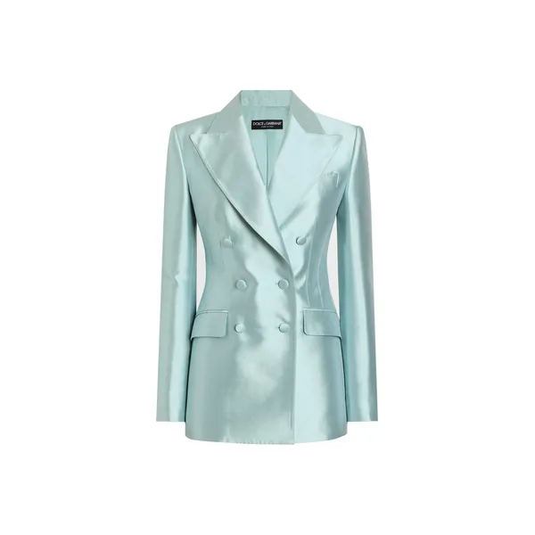 Dolce & Gabbana Double-breasted jacket in shantung silk