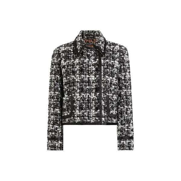 Dolce & Gabbana Double-breasted jacket in wool blend check