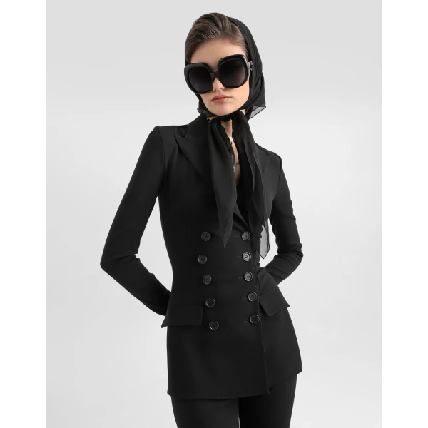 Dolce & Gabbana Double-breasted jacket in wool, view 4
